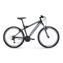 Велосипед горный  Forward Flash 1.0 26 ( 21 скорость,рост 15) черный/серый