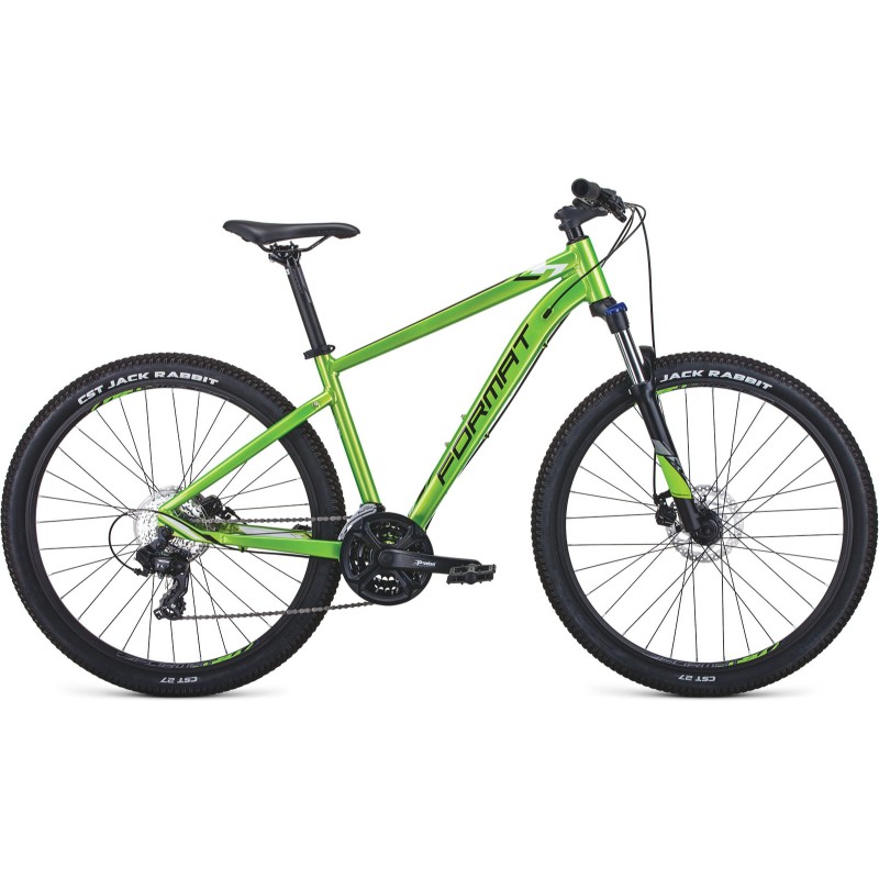 Велосипед горный хардтейл Format 1415 27,5  ( 21 скорость, рост S ) зеленый