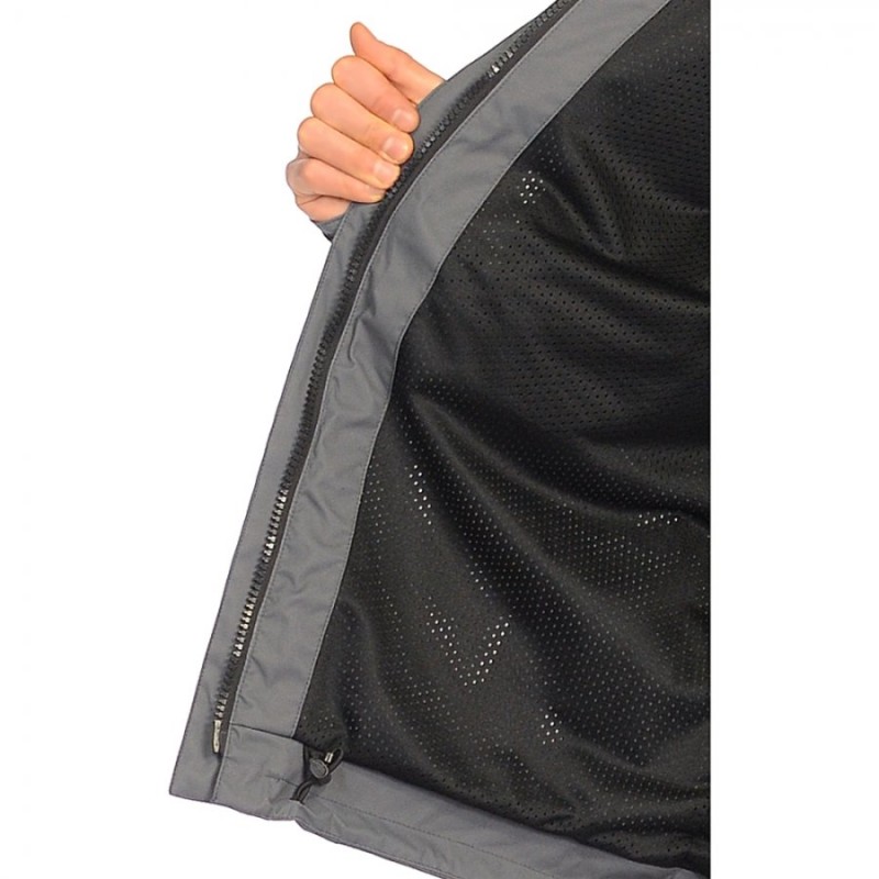 Костюм мужской Huntsman (Восток) Юкон, ткань Breathable, серый/черный, размер 52-54, 182-188 см