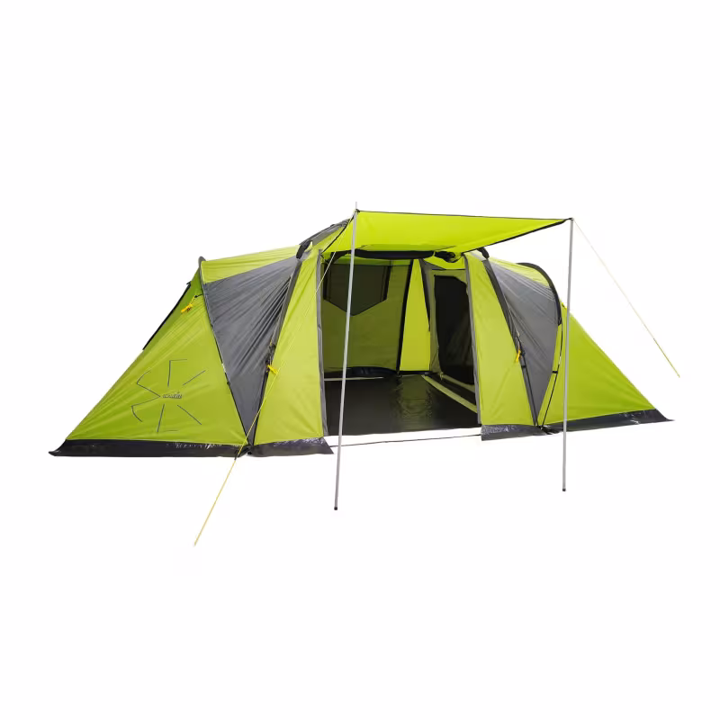 Палатка кемпинговая автоматическая Norfin Salmon 4 NF, 4-местная, 480х460х180 см, зеленый/серый 