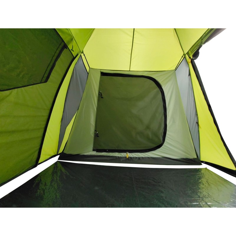 Палатка кемпинговая автоматическая Norfin Salmon 4 NF, 4-местная, 480х460х180 см, зеленый/серый 