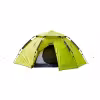 Палатка туристическая автоматическая Norfin Hake 4 NF, 4-местная, 365х290х120 см, зеленый