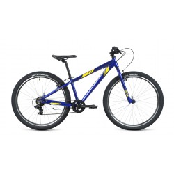 Велосипед Forward Toronto 1,2 26", 7 скоростей, рост 13, синий/желтый