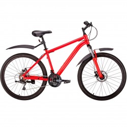 Велосипед Forward Hardi 2.0 D 26", 21 скорость, рост 18", красный  