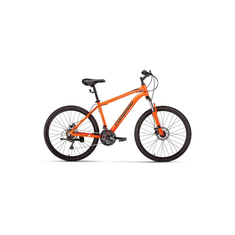 Велосипед Forward Hardi 2.0 D 26", 21 скорость, рост 18", оранжевый/черный