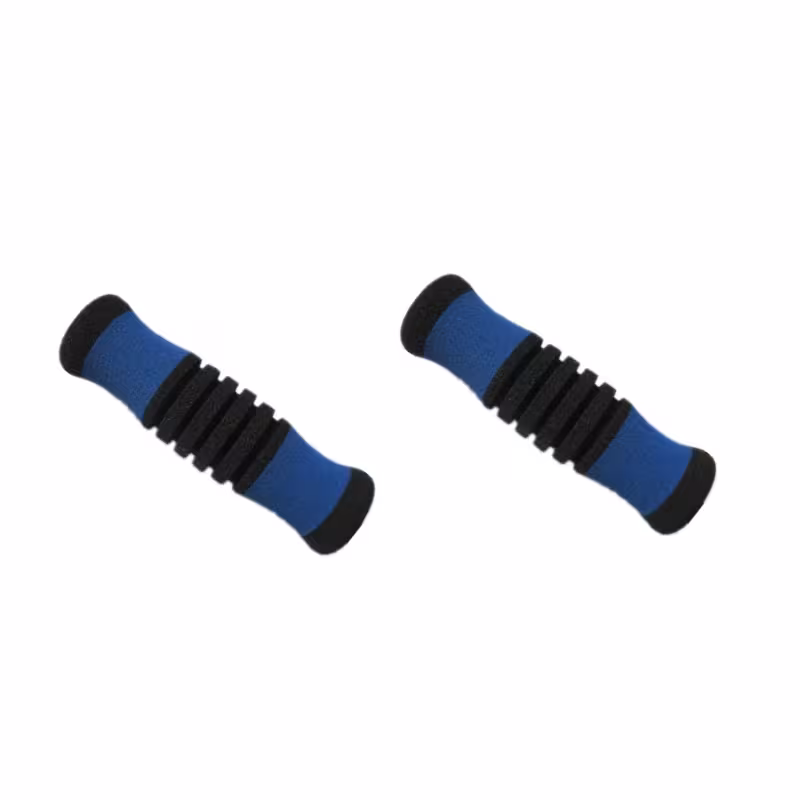 Грипсы для велосипеда Hualong HL-GR21, 120 мм, синий/черный