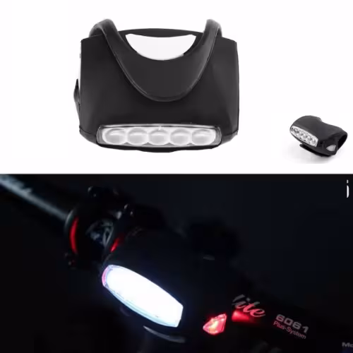 Фонарь велосипедный передний DC-388, 3 режима