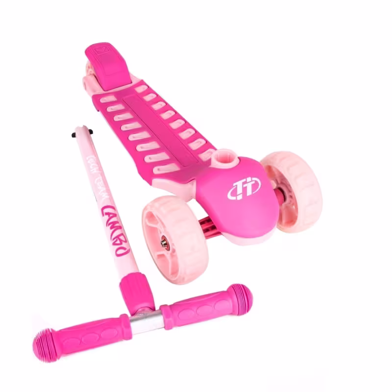 Самокат-кикборд Tech Team Lambo, розовый