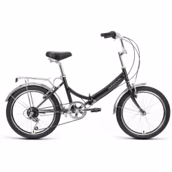 Велосипед складной Forward Arsenal 20 2.0, черный/зеленый