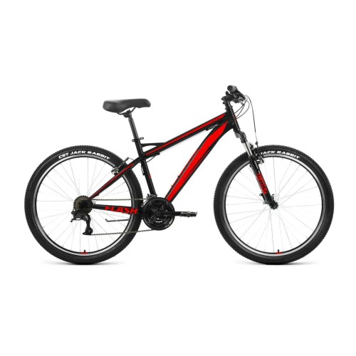 Велосипед горный Forward Flash 26 1.2,  рама 15", черный/красный