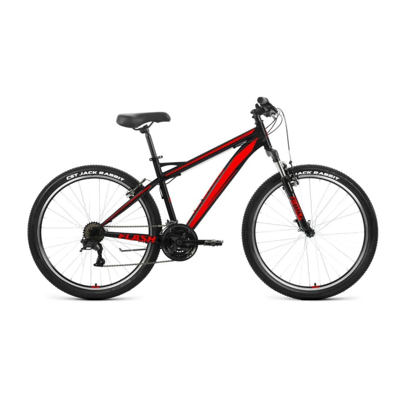 Велосипед горный Forward Flash 26 1.2,  рама 15", черный/красный
