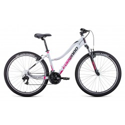 Велосипед горный Forward Jade 27.5 1.0, рама 16.5", серый/розовый