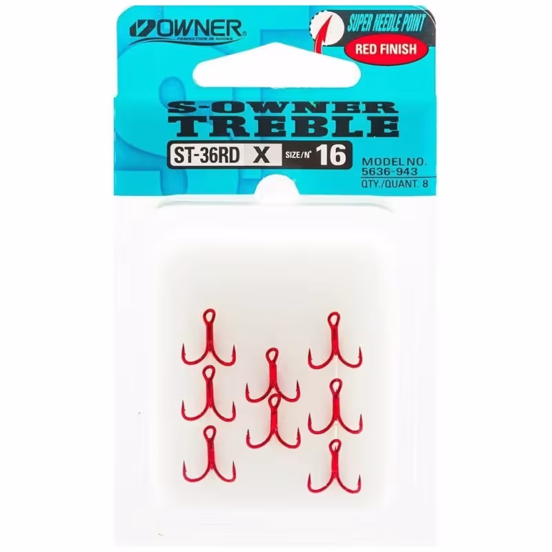 Крючок Owner тройной ST-36RD №8 