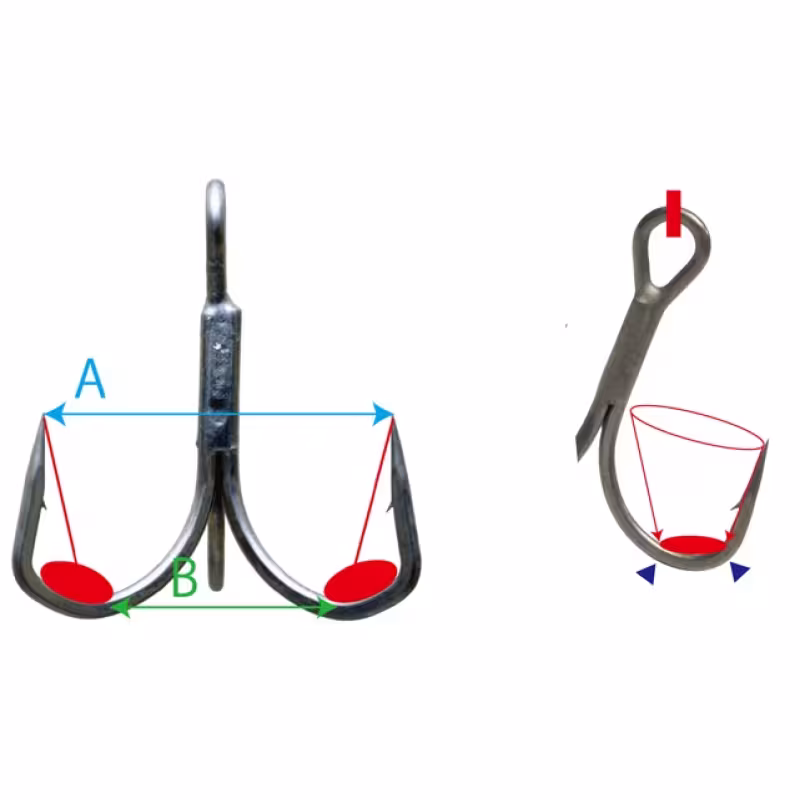 Крючок Owner тройной STX-38ZN №14