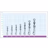 Вертлюг Owner Hooked Snap Swivel 52567 №6, 30 кг, 8 шт