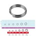 Кольцо заводное Owner Split Ring Fine Wire 52804-04, № 4, 18 шт