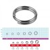 Кольцо заводное Owner Split Ring Regular nickel 52811-02, № 2, 20 шт