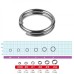 Кольцо заводное Owner Split Ring Regular nickel 52811-03, № 3, 20 шт