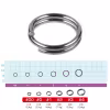 Кольцо заводное Owner Split Ring Regular nickel 52811-04, № 4, 18 шт