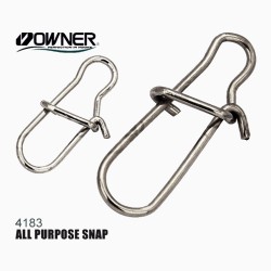 Вертлюг Owner All Purpose Snap 4183 №3, 31,7 кг, 12 шт