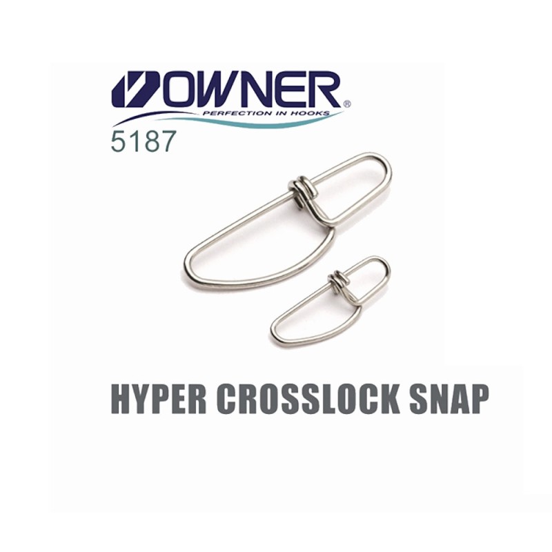 Вертлюг Owner Cross Lock Snap 5187 №00, 24 кг, 10шт