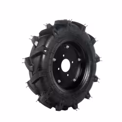 Пневмоколесо транспортировочное в сборе Patriot 4.00x10, профиль Елочка, 4 отверстия (1 шт.)