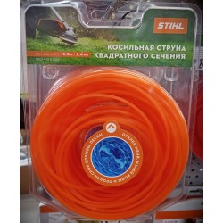 Корд триммерный Stihl 70288710322, квадрат, 2,4ммх15м