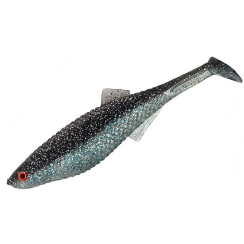 Примака силиконовая Genesis LiveShad 160 мм, 31 гр, цвет  Color Silver Black (3 шт)