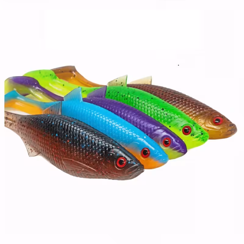 Приманка силиконовая Genesis Live Shad 160 мм, 31 гр, цвет Blood Marry (3 шт.)