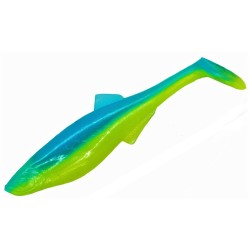 Примака силиконовая Genesis LiveShad, 210 мм, 56 гр, цвет 09 Blue Lime Chart (2 шт)