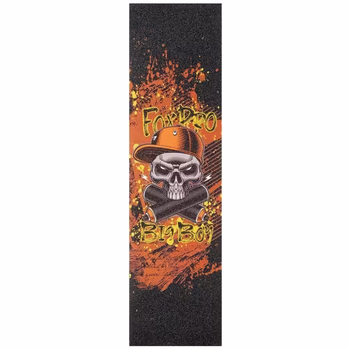 Шкурка (наклейка на деку) для самоката Fox Bigboy, 560х150 mm, черный