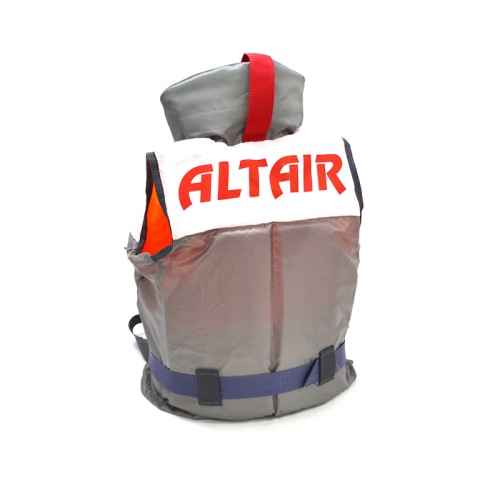 Жилет спасательный Altair, серо-красный, 60-90 кг, ГОСТ Р58108-2019, подходит для ГИМС