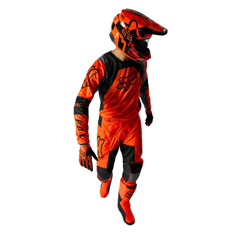 Мотокостюм мужской Fox Racing 180 Prix Lux Flow Orange, оранжевый/черный, размер XXL