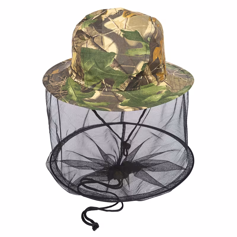 Панама-накомарник Антигнус Huntsman (Восток), смесовая ткань, принт Лес, размер 58