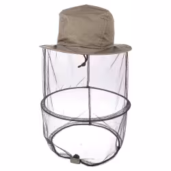 Панама-накомарник Huntsman (Восток) Антигнус, Смесовая РипСтоп, хаки, размер 60