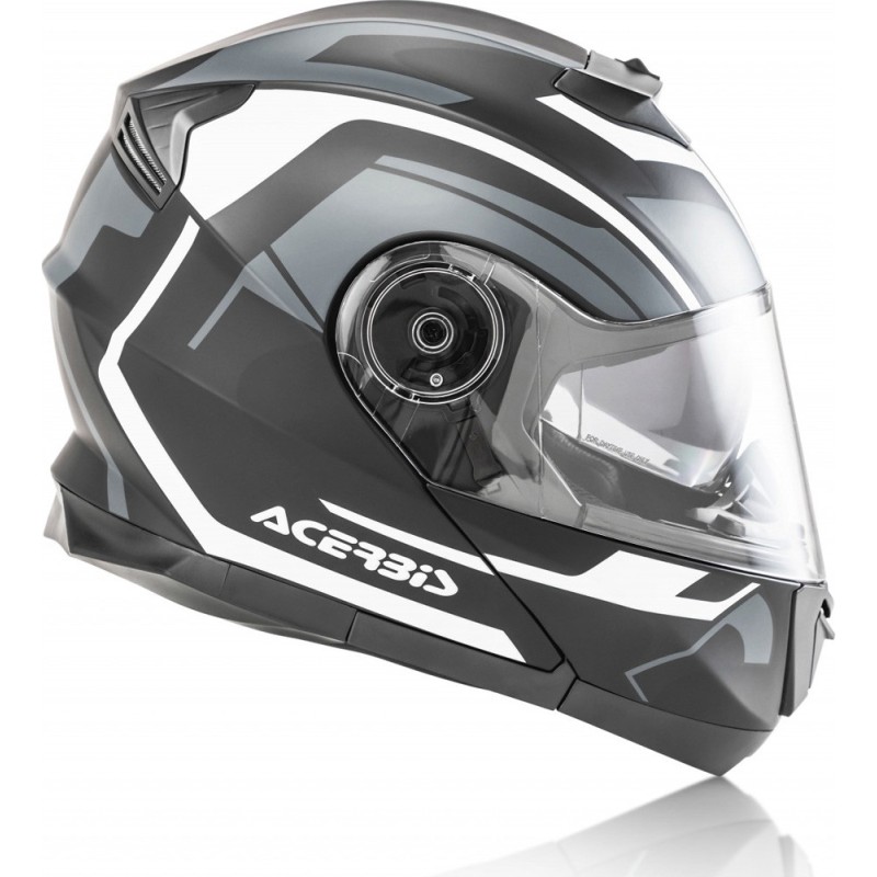 Мотошлем Acerbis Serel Black/Grey, черный/серый, размер XXL