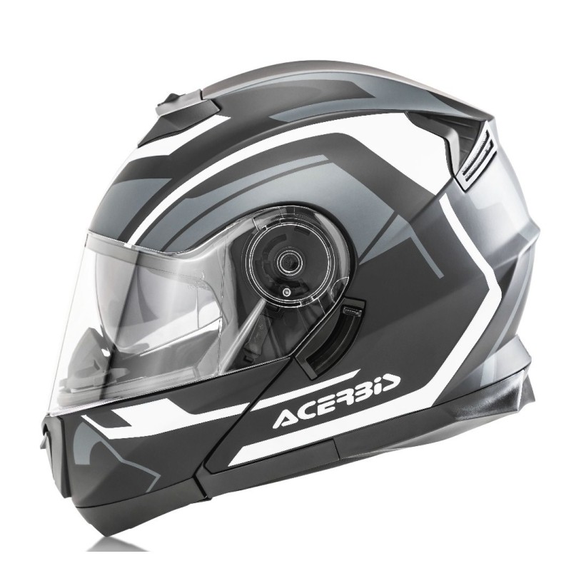 Мотошлем Acerbis Serel Black/Grey, черный/серый, размер XXL