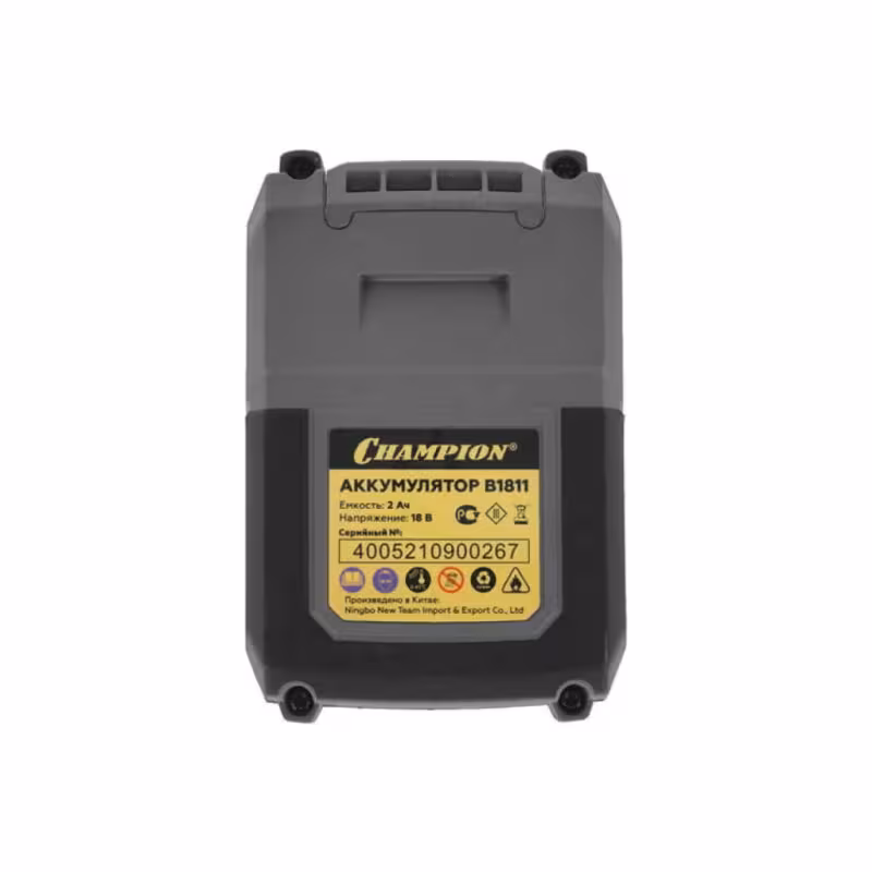 Аккумулятор Champion B1811, 18В, 2Ач, Li-lon