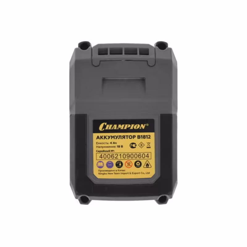 Аккумулятор Champion B1812, 18В, 4 Ач, Li-lon