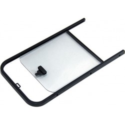 Форточка накладная со сдвижным стеклом, левая 607x334