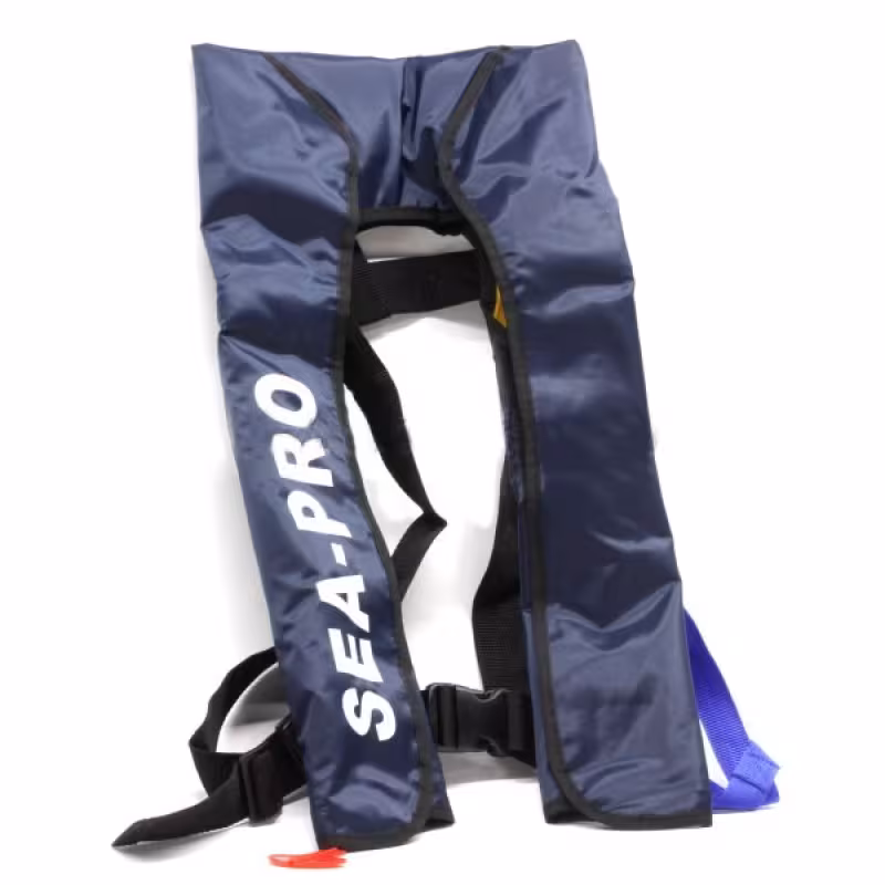 Жилет спасательный автоматический Sea-Pro, до 250 кг, синий