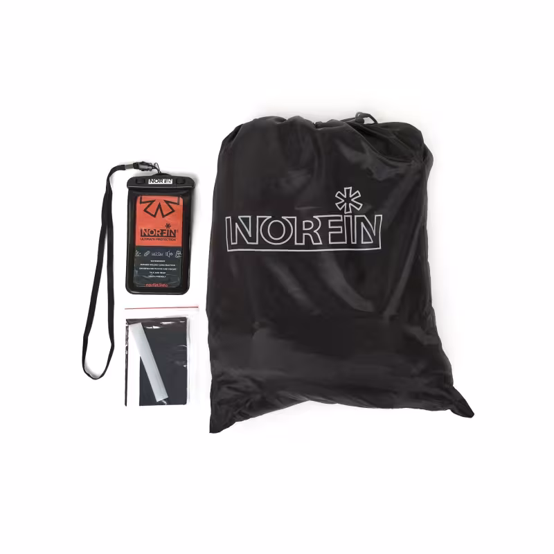 Полукомбинезон-вейдерсы Norfin Pilot Bootfoot, ткань Мембрана, черный/серый, размер S (44-46)/41, 168-174 см