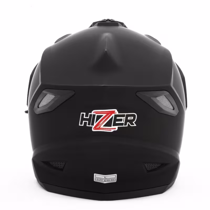 Мотошлем Hizer J6802, черный, размер M