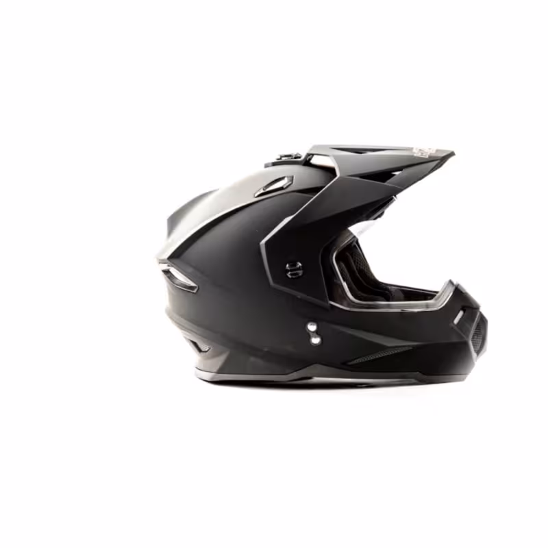 Мотошлем Hizer J6802, черный матовый, размер S