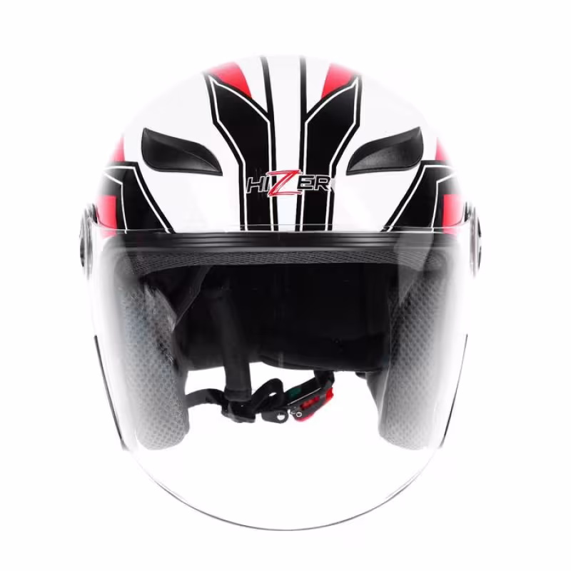Мотошлем Hizer 219, белый, размер M