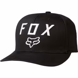 Кепка-бейсболка Fox Legacy Moth 110 Snapback Black, хлопок, черный, размер универсальный