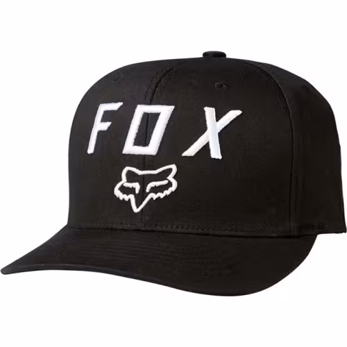 Кепка-бейсболка Fox Legacy Moth 110 Snapback Black, хлопок, черный, размер универсальный