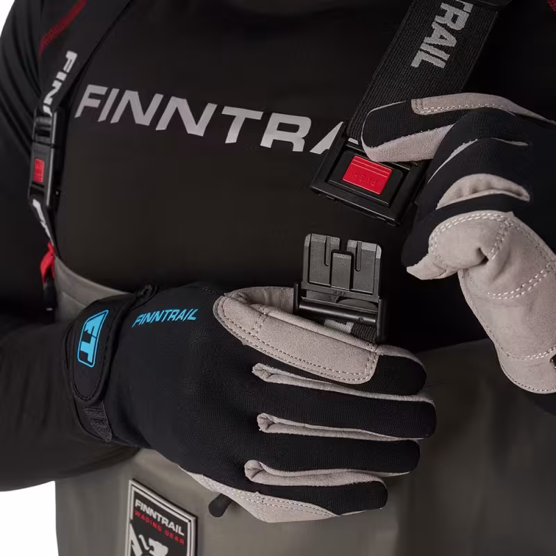 Полукомбинезон-вейдерсы Finntrail Wademan 1524 Grey, мембрана Hard-Tex, серый, размер 50-52 (L), 175-185 см