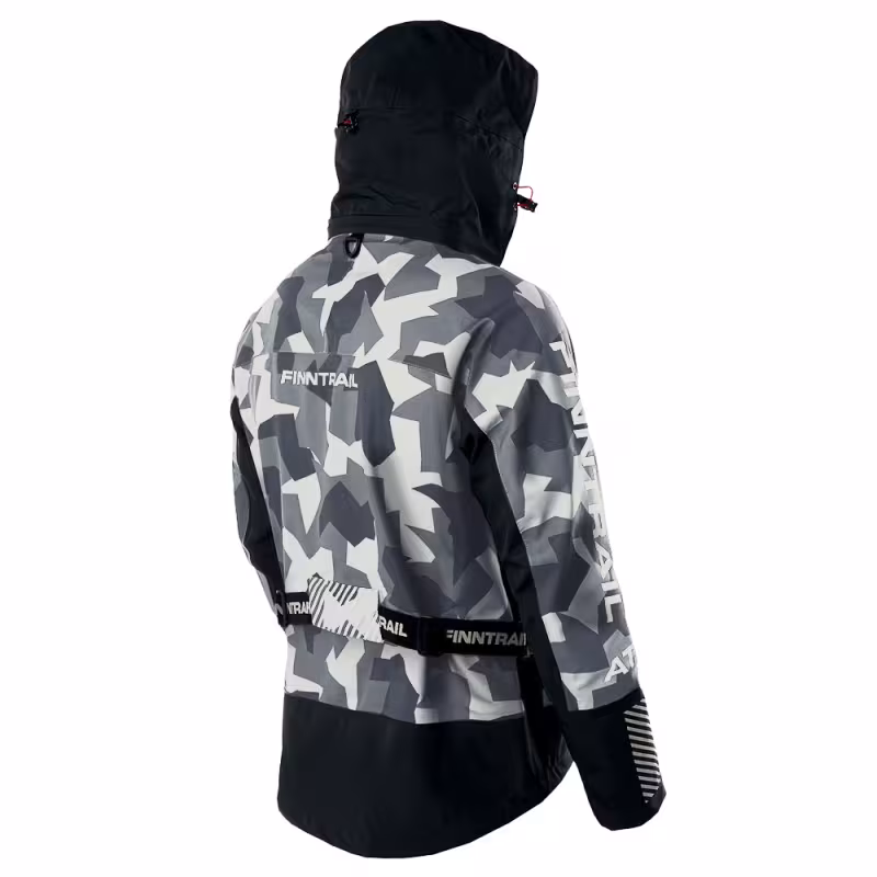 Куртка мужская Finntrail Speedmaster 4026, мембрана Hard-Tex, серый камуфляж, размер 52-54 (XL), 185-190 см