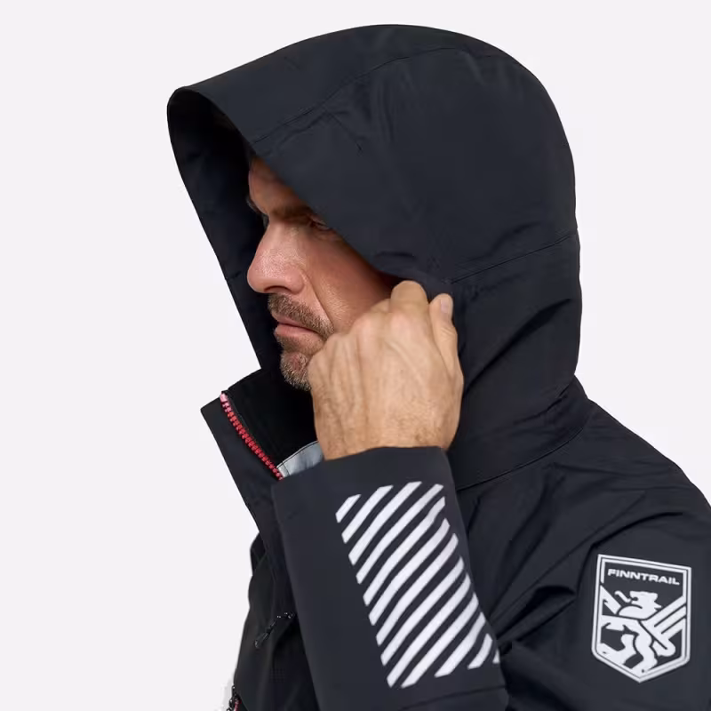 Куртка мужская Finntrail Speedmaster 4026, мембрана Hard-Tex, черный, размер 42-44 (XS), 160-170 см